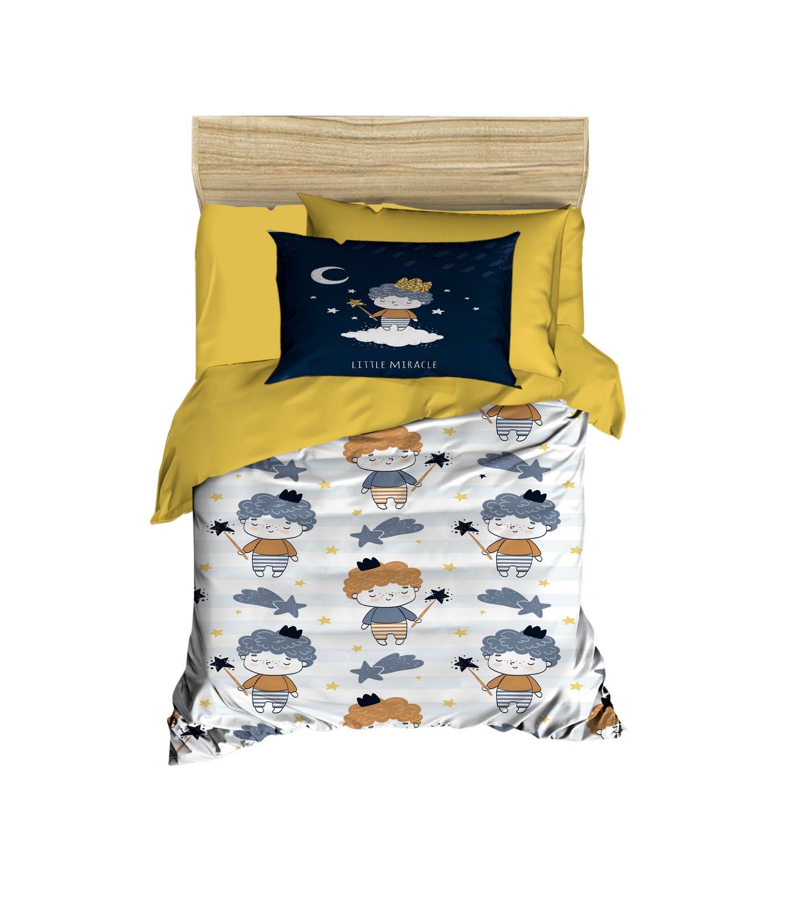 Бебешка постелнина Conceptum Hypnose PH185, 100x150cm, жолта