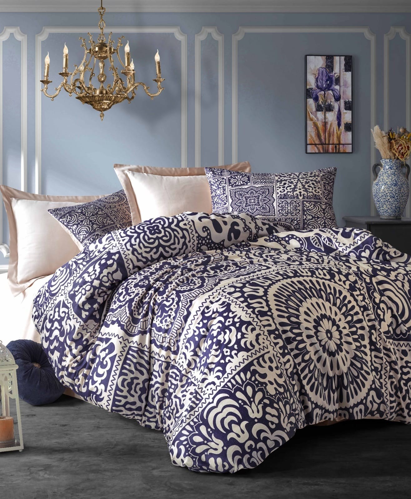 L'essentiel Maison Комплет Двокреветна постелнина 484, 200x220cm, Teget