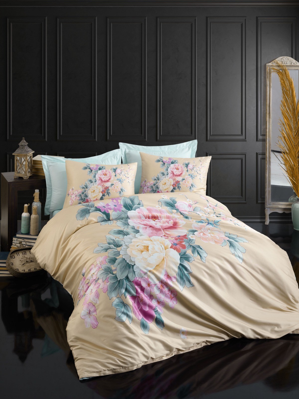 L'essentiel Maison Комплет Двојна постелнина 486, 200x220cm, Жолта