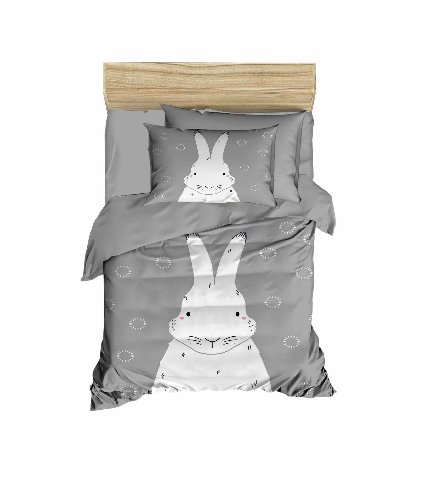 Бебешка постелнина Conceptum Hypnose PH199, 100x150cm, сива