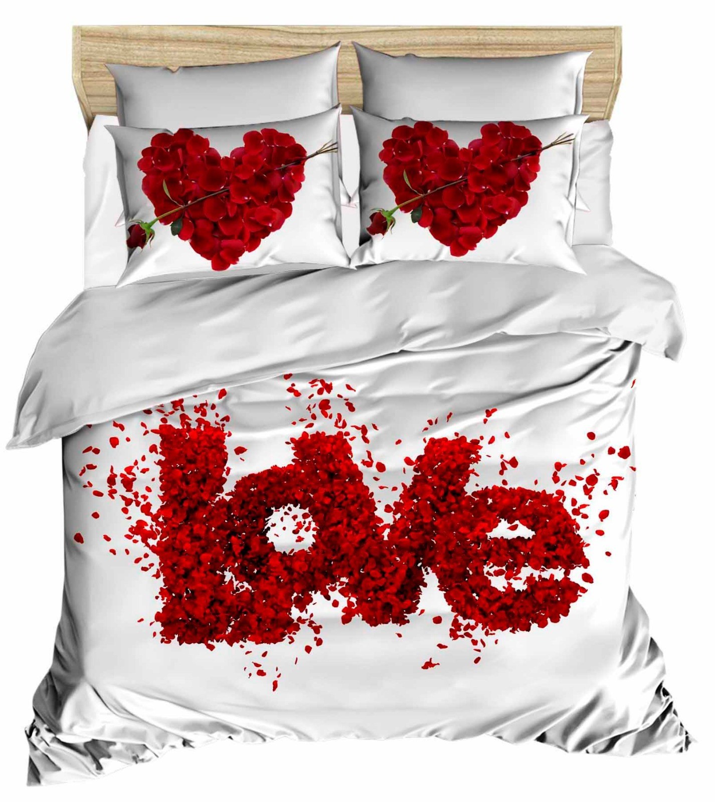 Комплет постелнина L'essentiel Maison 193, 160x220cm, бела