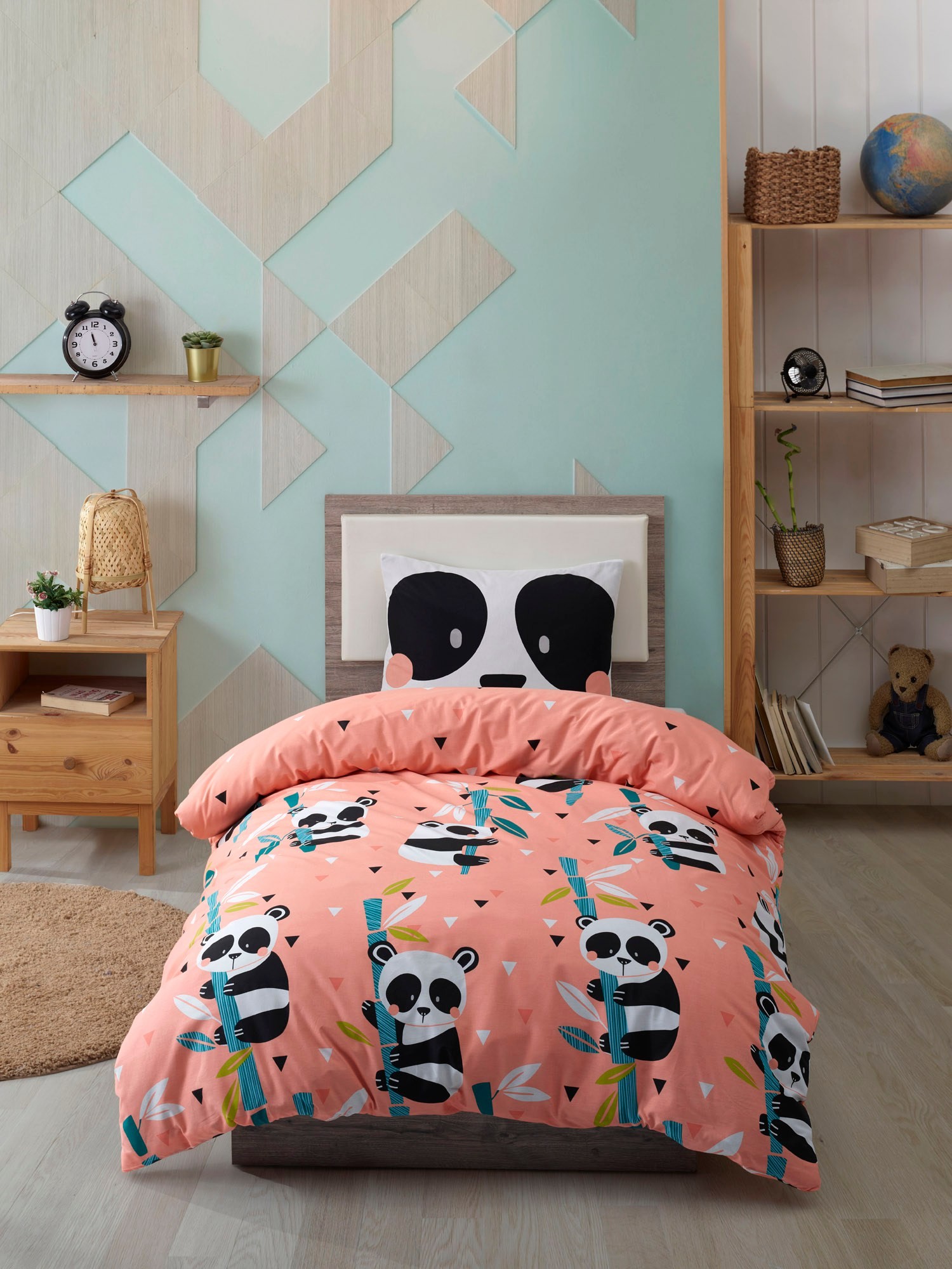 Комплет постелнина за еднокреветни кревети L'essentiel Maison Panida, 140x200 см, розова