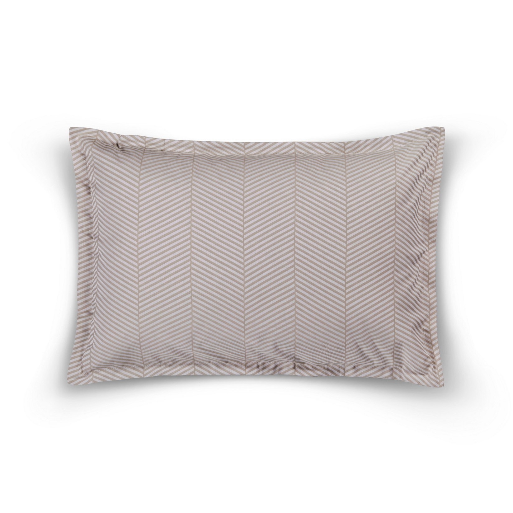 Навлака за перница L'essentiel Maison Chevron, 65x65 cm, кафеава