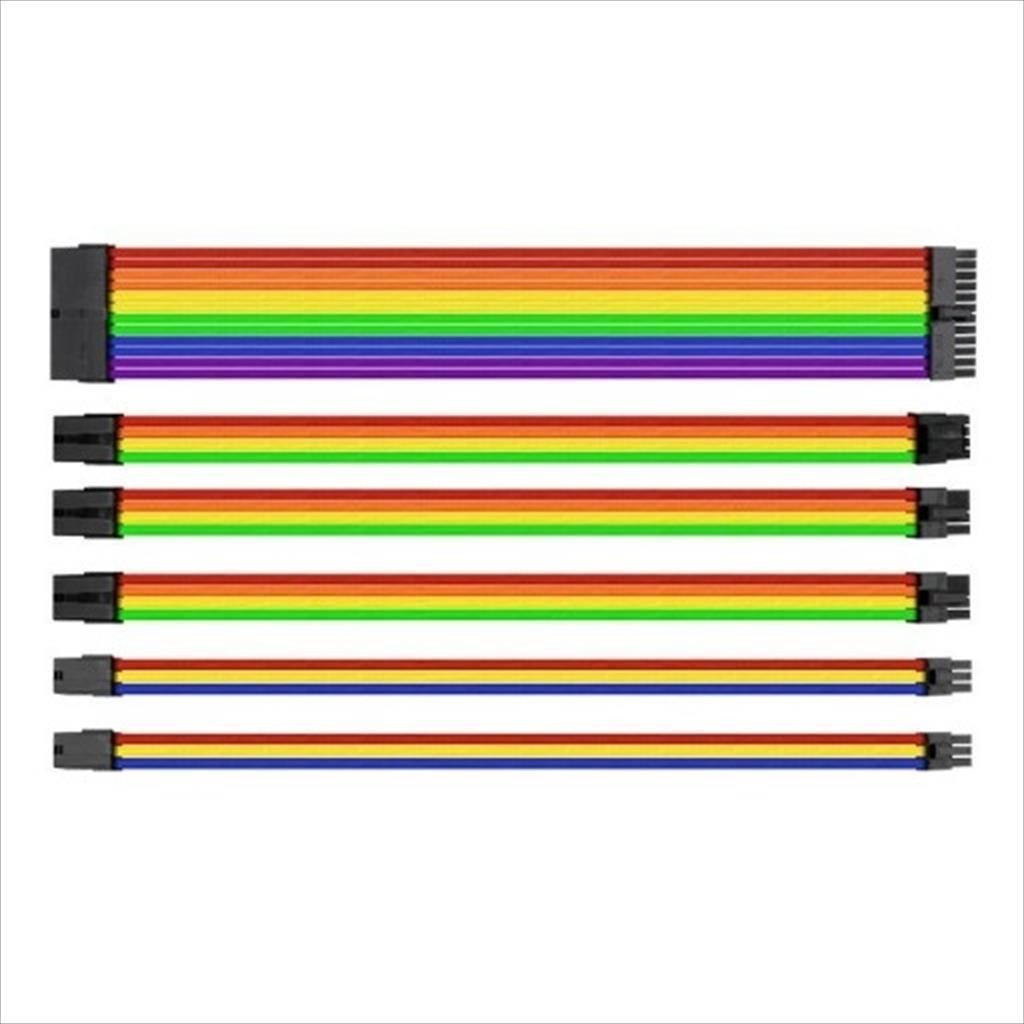 Thermaltake Продолжетоци За Напојување Kit Ttmod Atx 24-Pin, Cpu 4+4-Pin, Pci-E 8-Pin X2, Pci-E 6-Pin X2, W/Cable Comb Виножито, Ac-049-Cn 1Nan