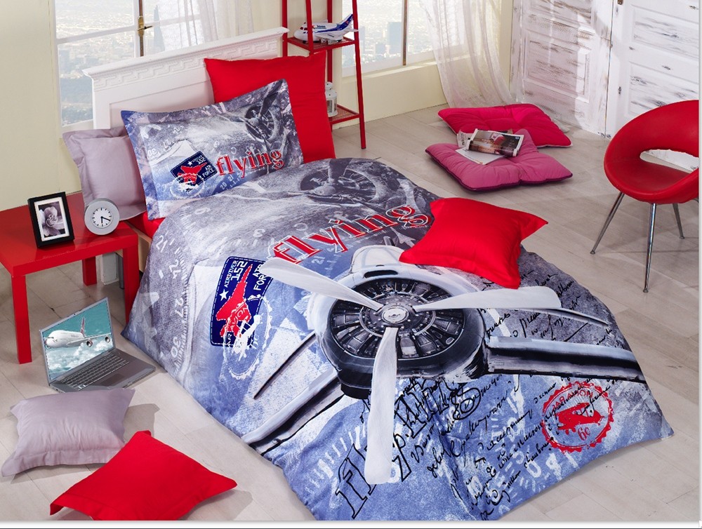 Комплет постелнина L'essentiel Maison Aliante, 160x220cm, Teget