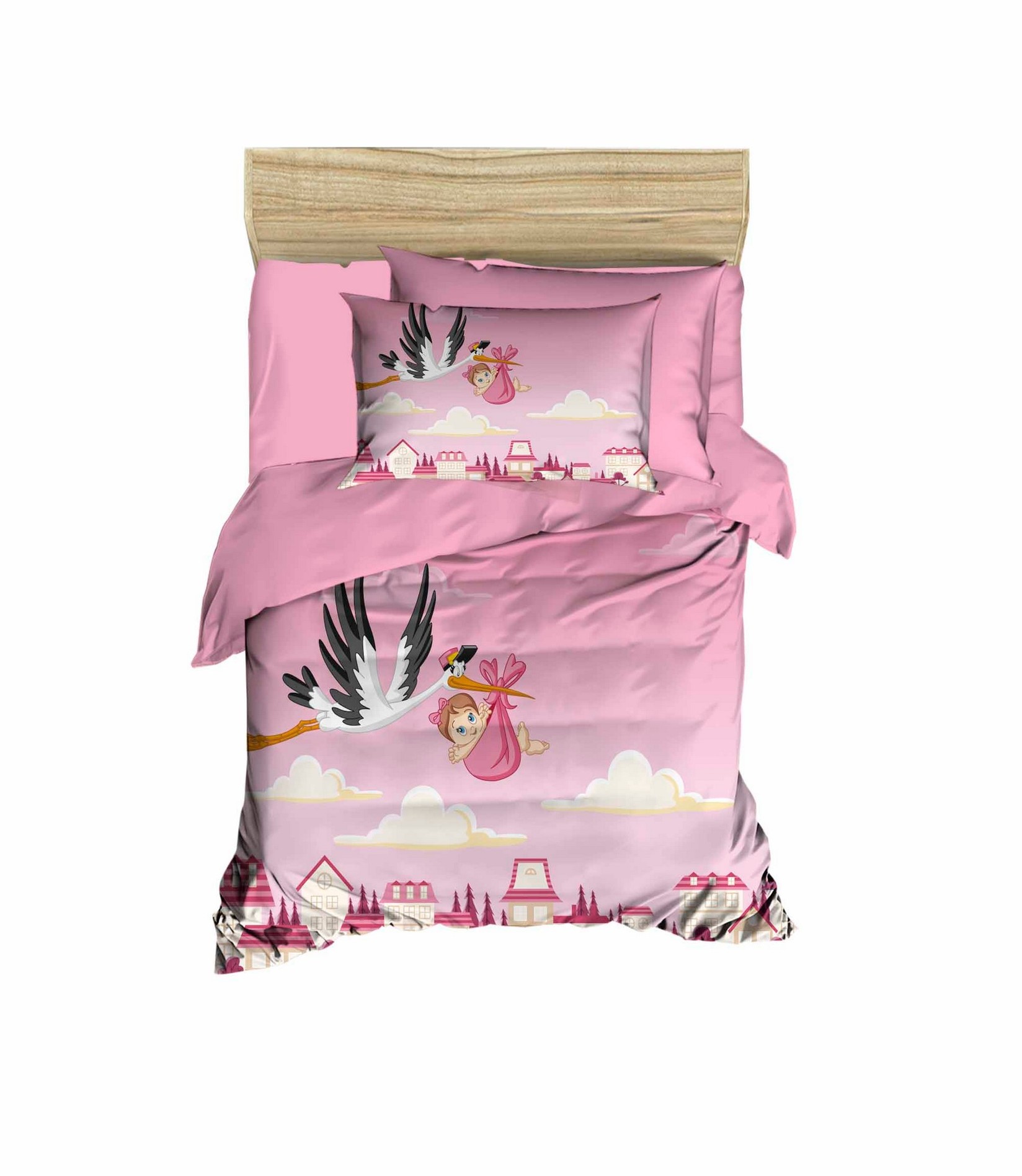 Бебешка постелнина Conceptum Hypnose PH120, 100x150cm, розова