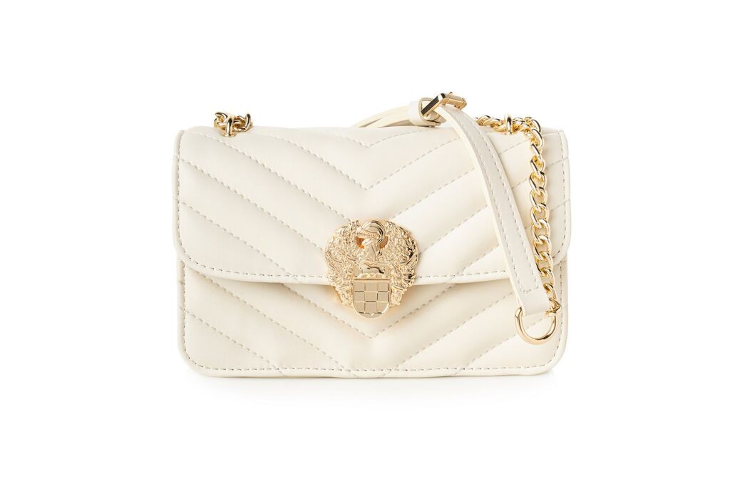 Женска чанта Винс Камуто Бела, кремаста