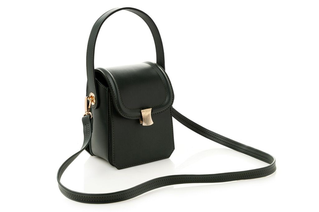 Женска чанта Винс Камуто Лагун, темно зелена