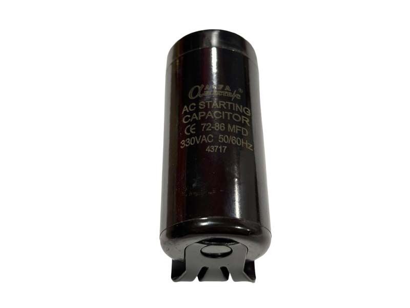 Alfa Electric Кондензатор 72–86µF стартен за електромотор 330V AC - Alfa Elektrik