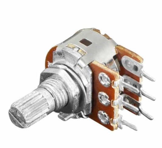 Alfa Electric Потенциометар стерео 22K метален двореден