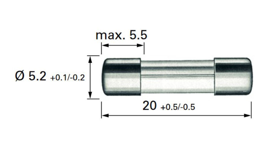 Alfa Electric ZKF 1.6A машки 5×20mm