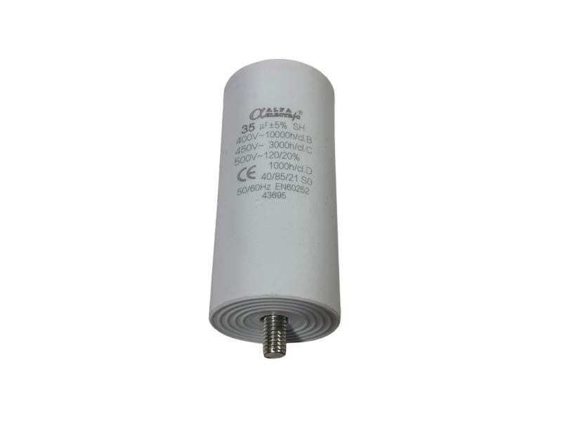 Alfa Electric Кондензатор 35µF работен за електромотор 450V AC - Alfa Elektrik