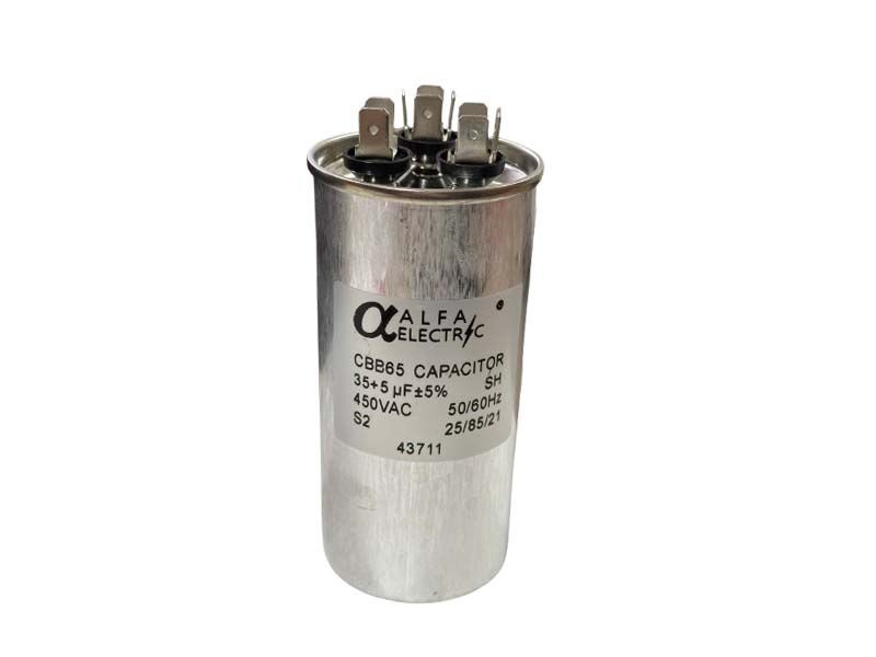 Alfa Electric Кондензатор 35+5µF работен за клима-електромотор 450V AC - Alfa Elektrik