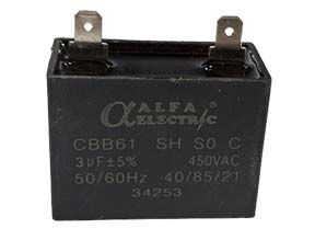 Alfa Electric Блок 3.0µF 450V AC правоаголен кондензатор
