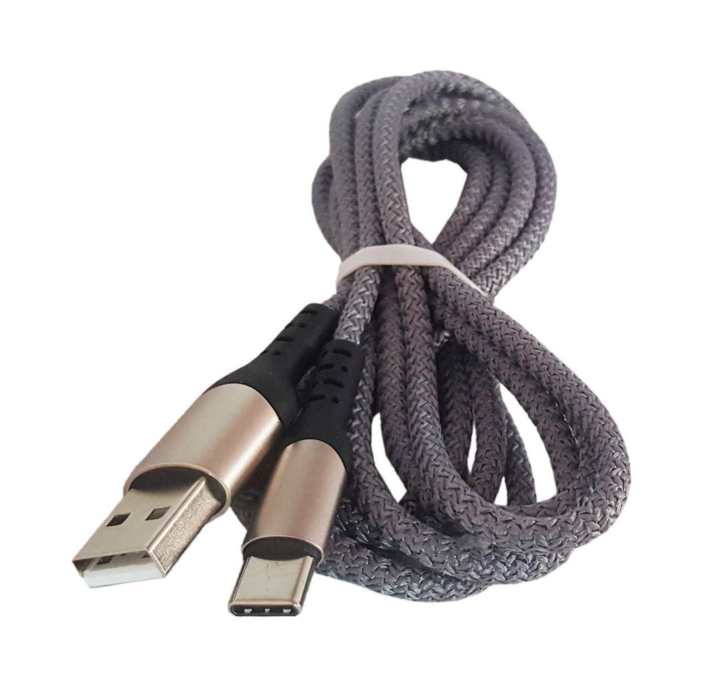 Alfa Electric Type-C кабел 2m, 3A, брзо полнење