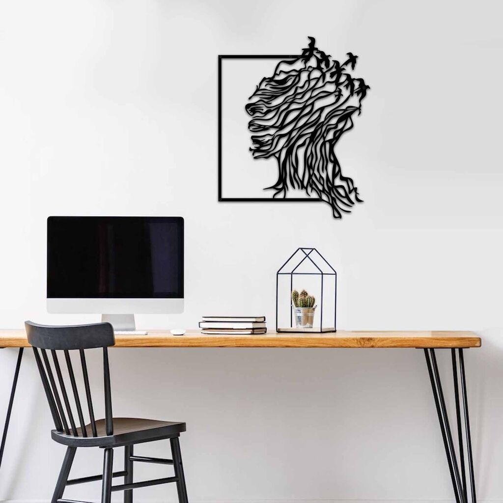 Wallity dzидна декорација MT - 016, 49 x 59 см, црна