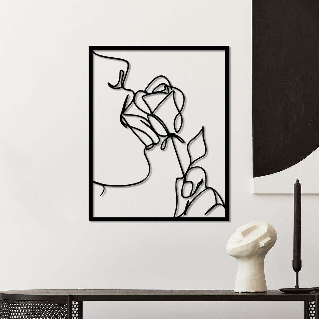 Wallity декорација за dzид Sweetness, 50 x 40 см, црна