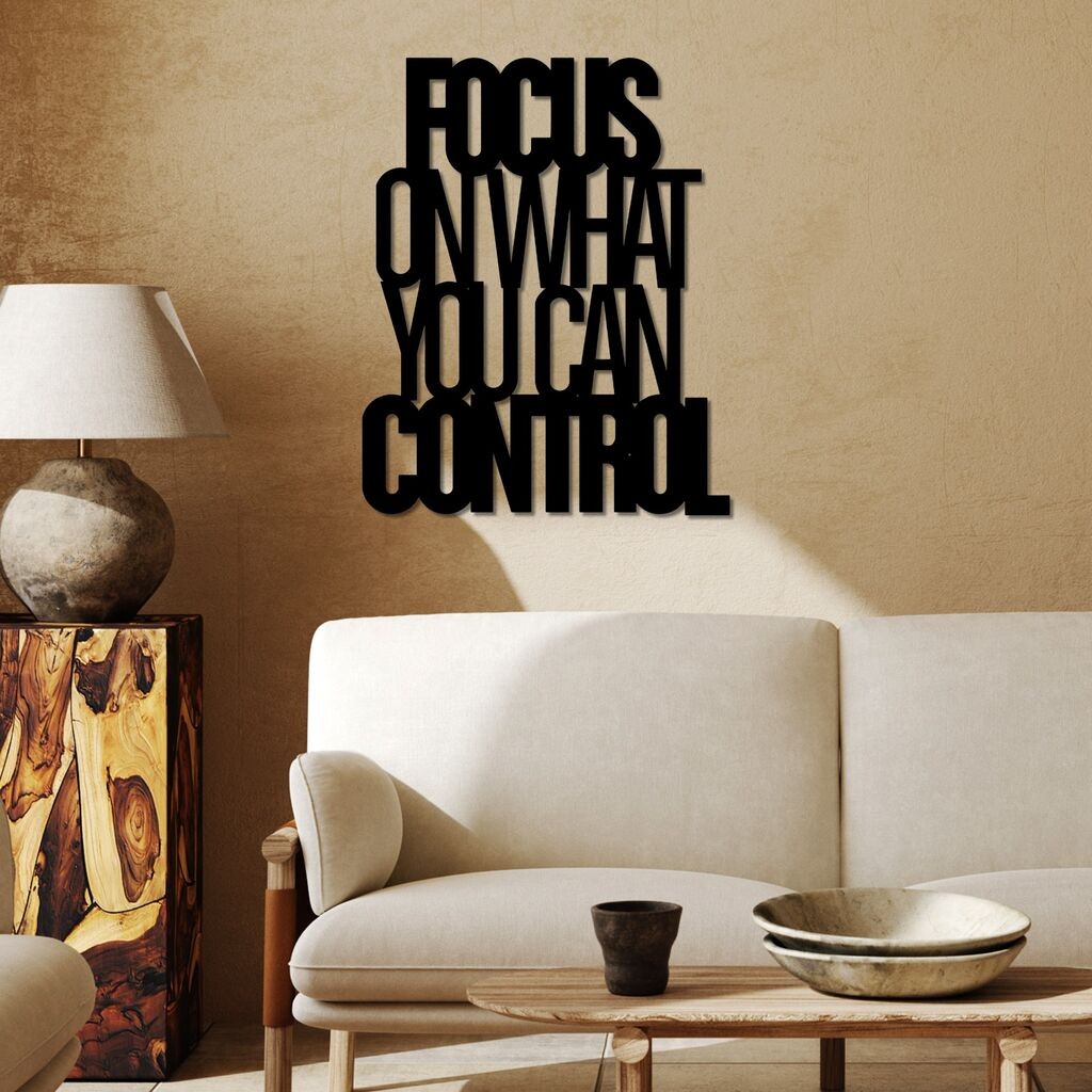 Wallity декорација за dzид со контрола на фокус, 40 x 49 см, црна