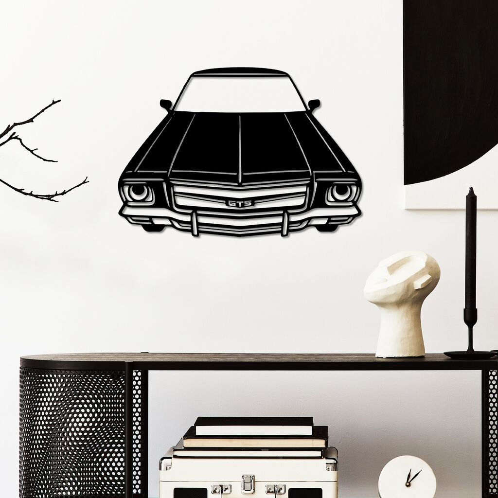 Wallity декорација за dzид Holden Monaro GTS 350 (1974), 60 x 42 см, црна
