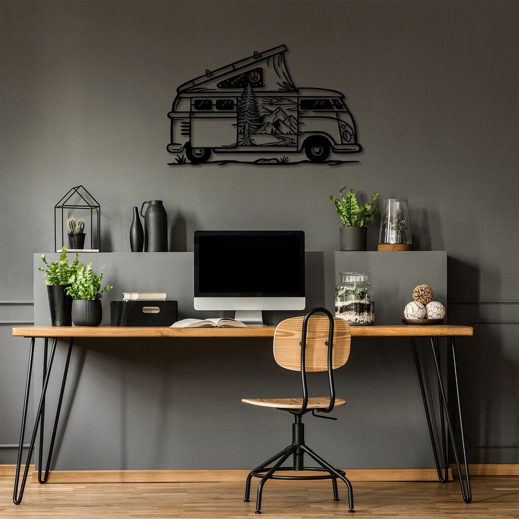 Wallity декорација за dzид караван, 55 x 90 см, црна