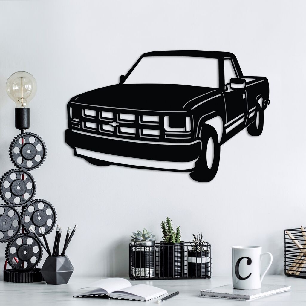 Wallity декорација за dzид Chevrolet C-K (1994 - 1996), 60 x 39 см, црна