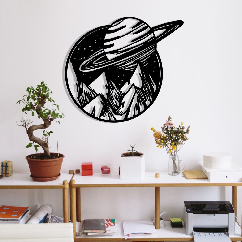 Wallity dzидна декорација Венера, 56 x 50 см, црна