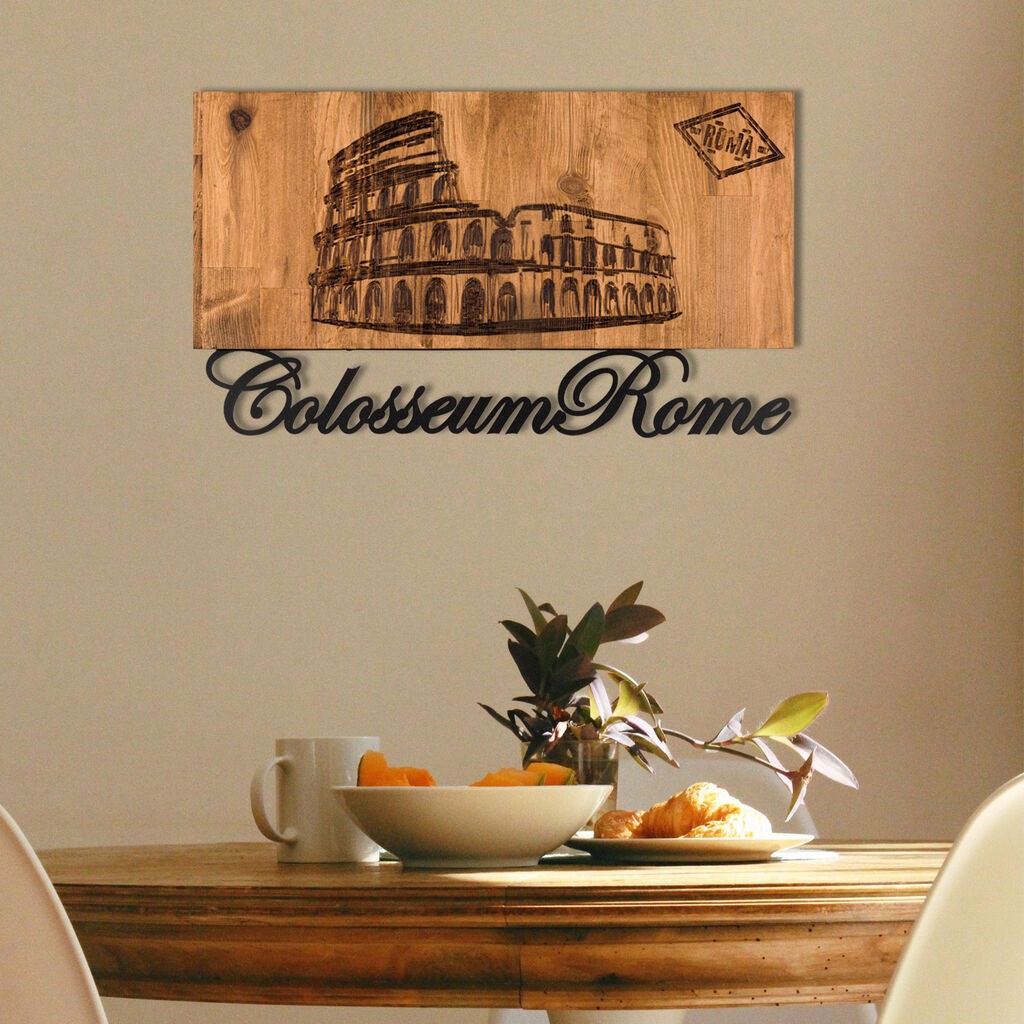 Wallity dzидна декорација Рома, 58 x 33 см, црна