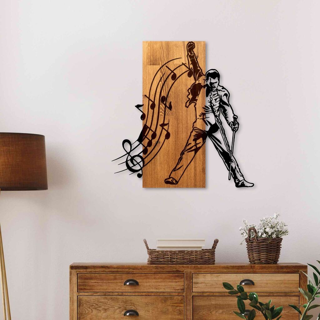 Wallity декорација за dzид Меркур, 55 x 58 см, кафеава