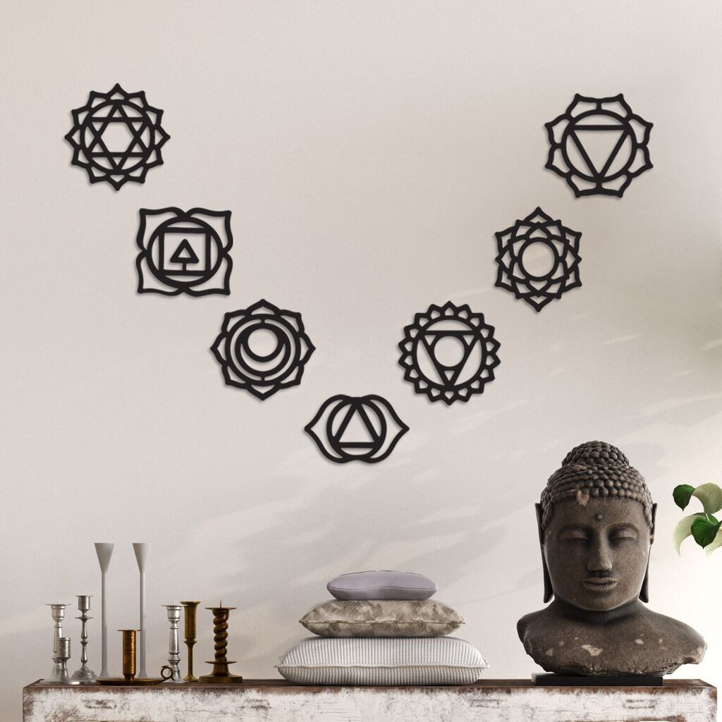 Wallity декорација за dzид Symbolo-1, 10 x 6 см, црна