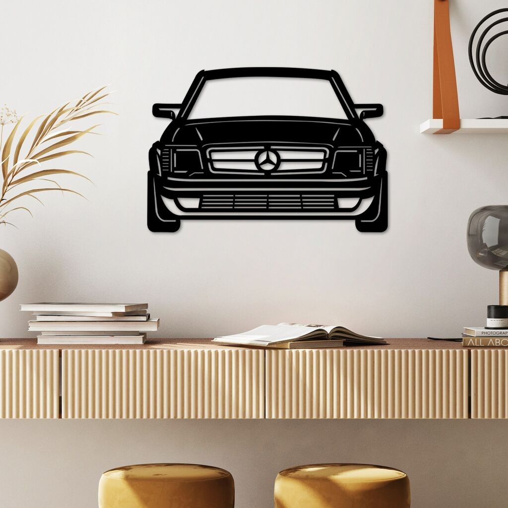 Wallity декорација за dzид Mercedes Benz AMG 80S, 60 x 42 см, црна