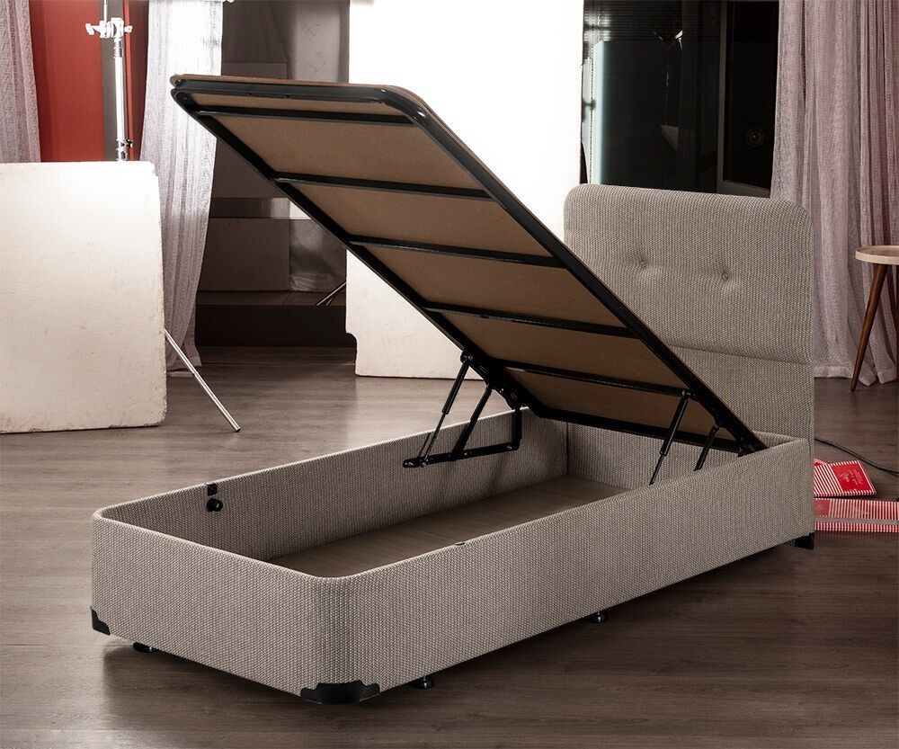 Основа за кревет Hanah Home Luna, 90x36x200 см, беж