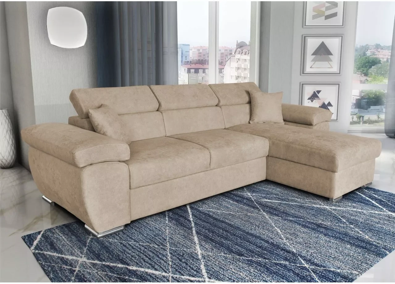 МЕБЕЛ-ВИ Аголна Гарнитура КОМО МС КРЕМ