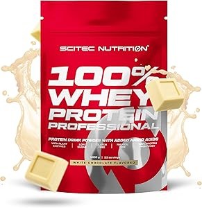 SCITEC NUTRITION 100% Whey Протеин Professional 1000gr Бело чоколадо