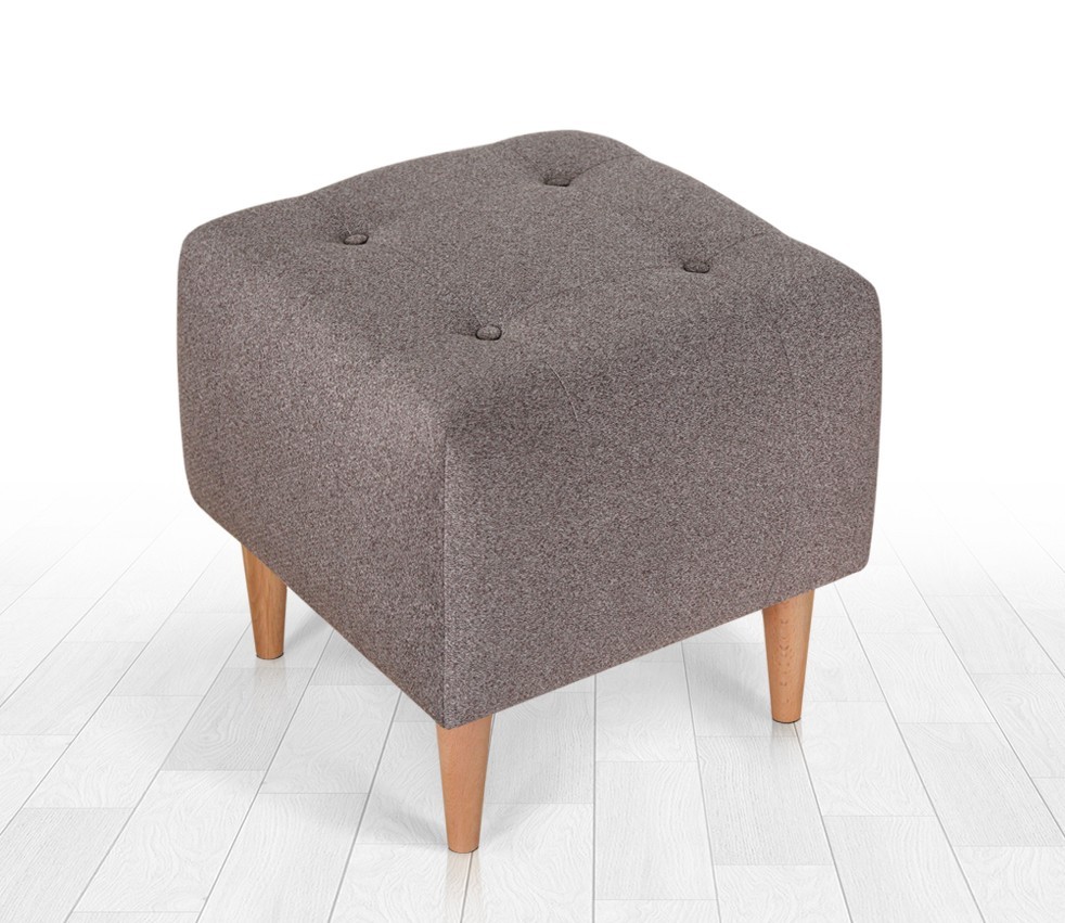 Столче за софа Atelier del 43x43x43 см, кафеаво