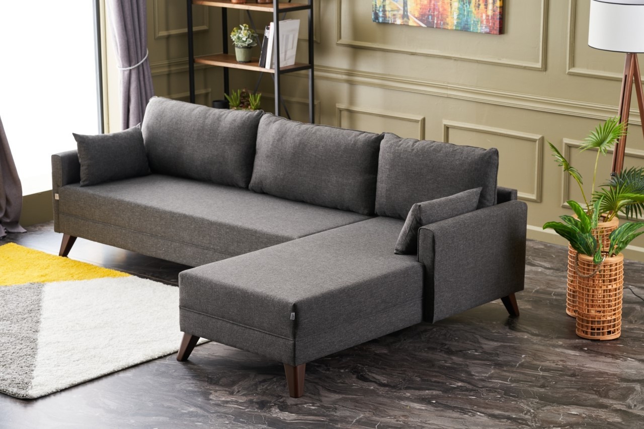 Аголна гарнитура Atelier del Sofa 275x85x81 см Антрацит
