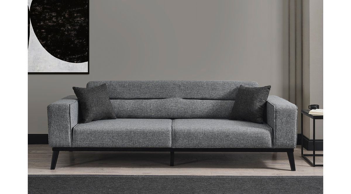 Atelier del Sofa Расклопна гарнитура Bali 92x74x222cm Светло сива