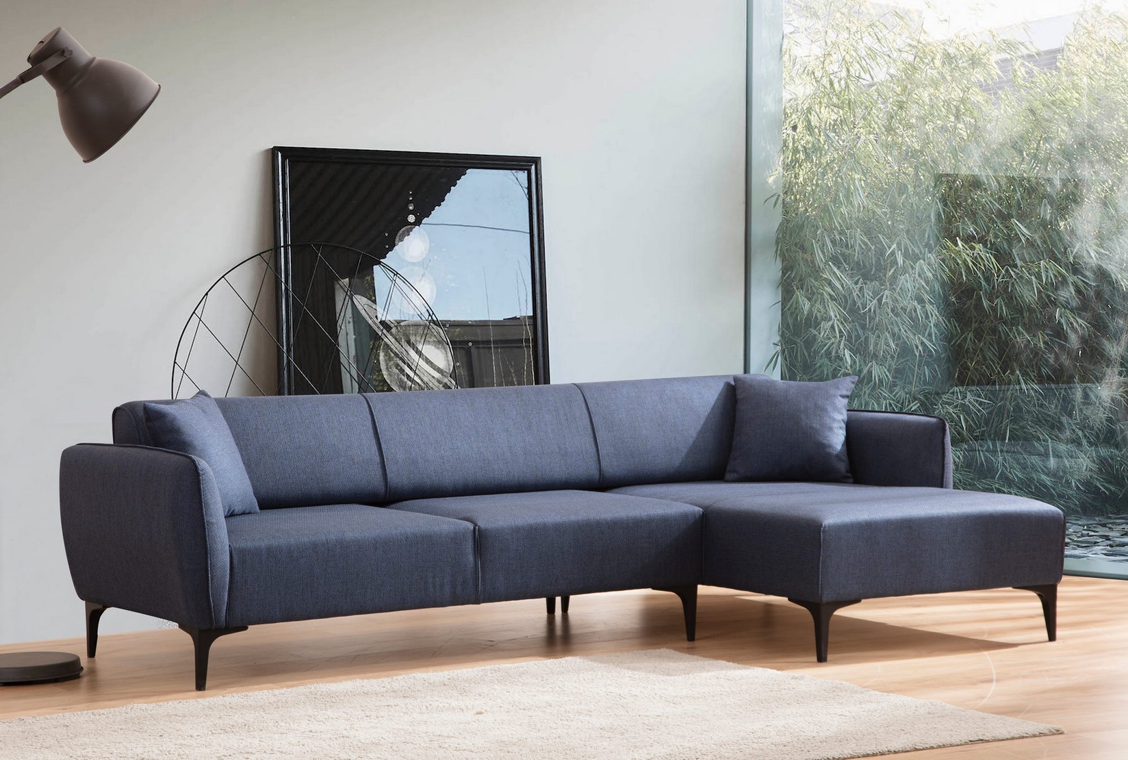 Аголна гарнитура Atelier del Sofa Belissimo 95x67x270cm Сина