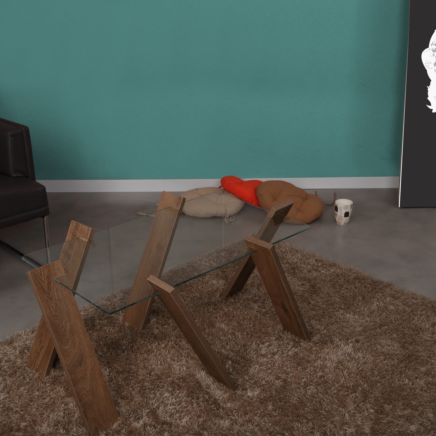 Маса Hanah Home Club римска 92x41x57 см даб