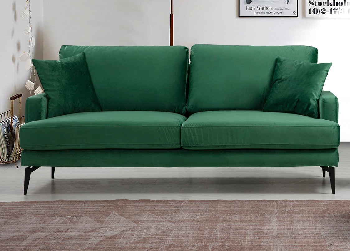 Atelier del Sofa Двосед Папира зелена