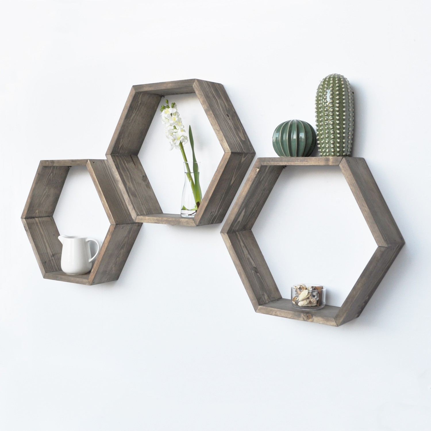 Dzидна полица Hanah Home од орев