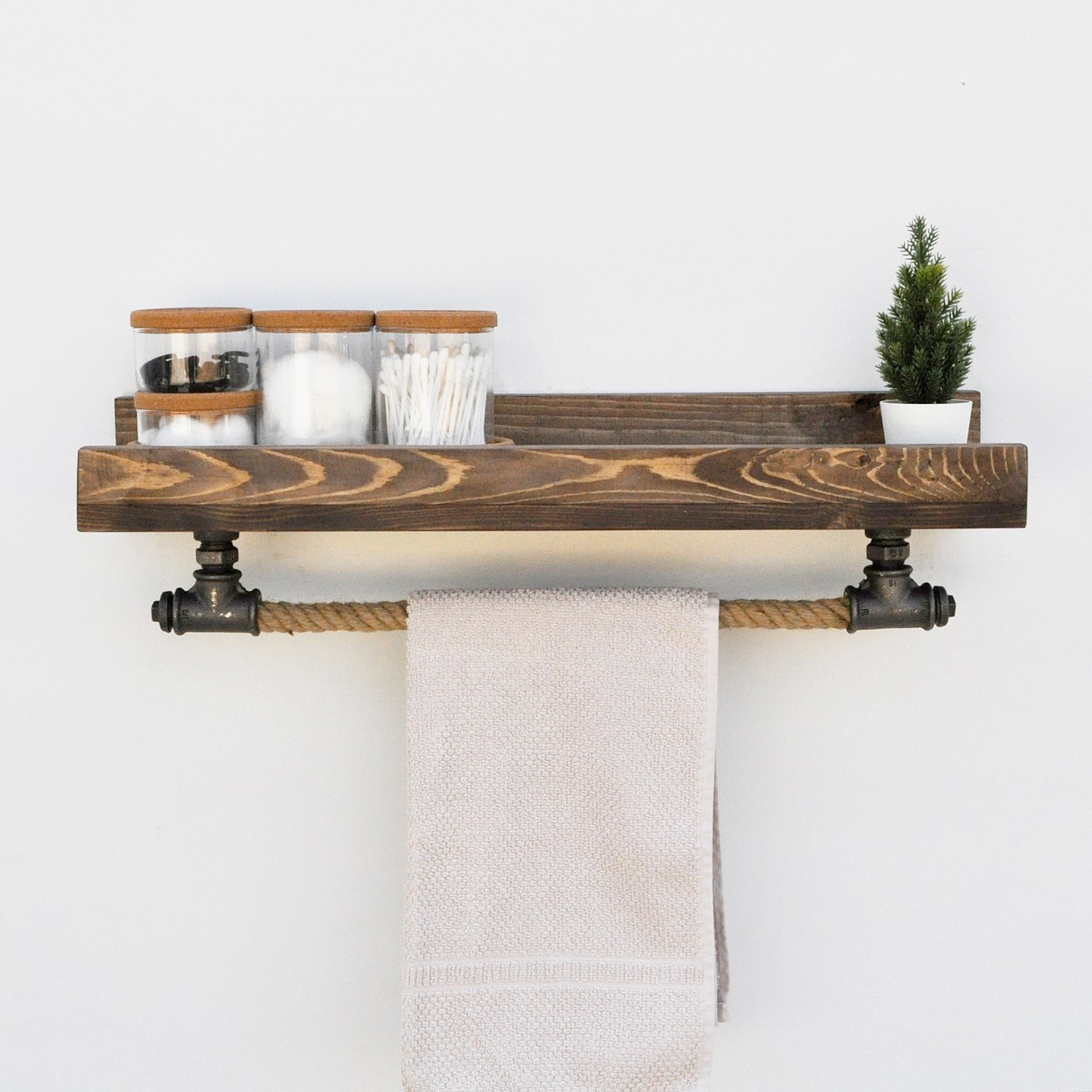 Dzидна полица Hanah Home црна