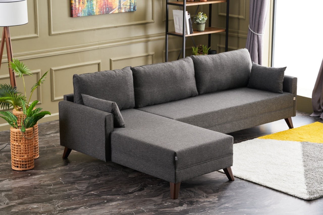 Аголна гарнитура Atelier del Sofa 275x85x81 см Антрацит