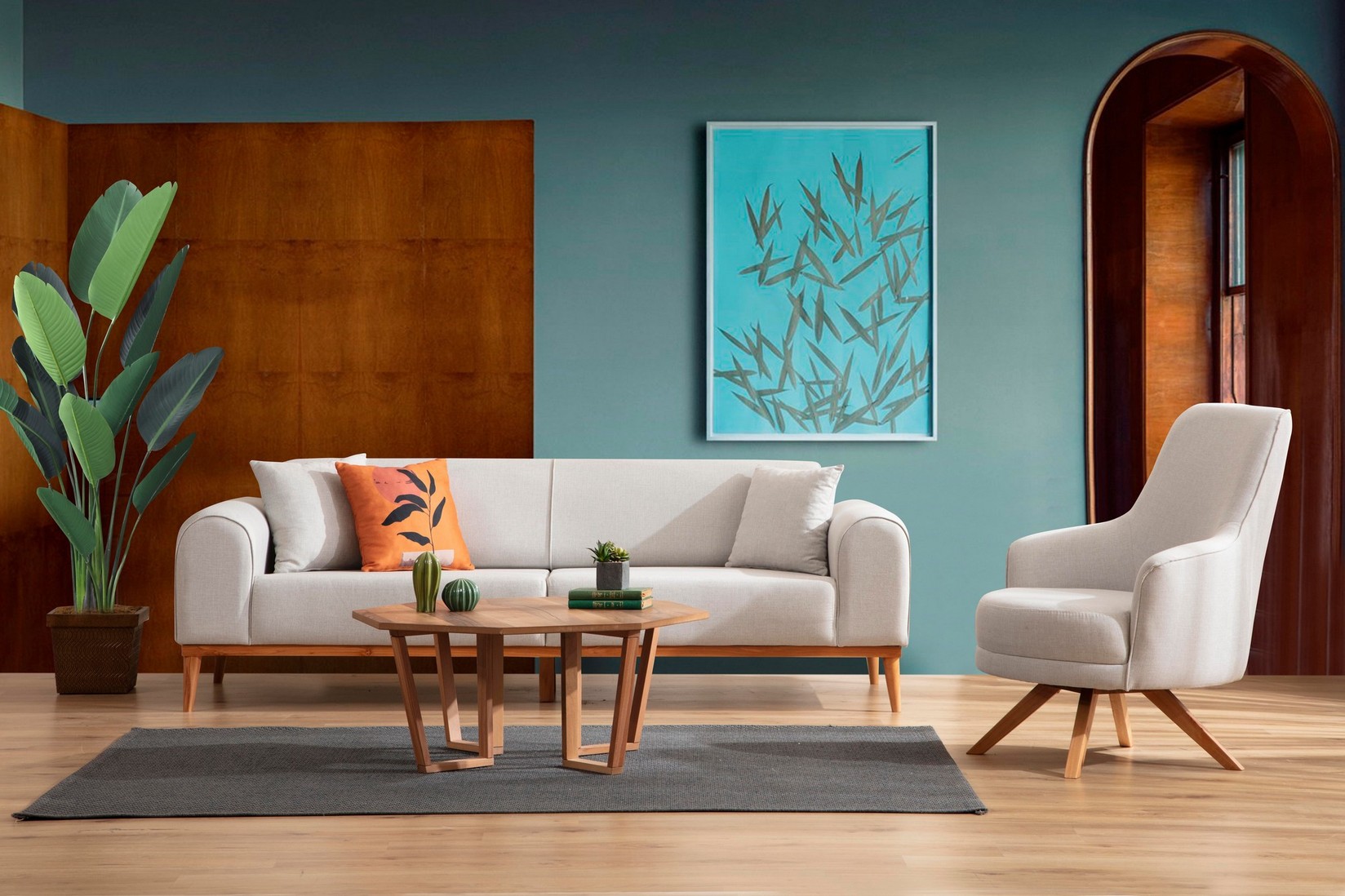 Atelier del Sofa Кабрио софа Капри крем