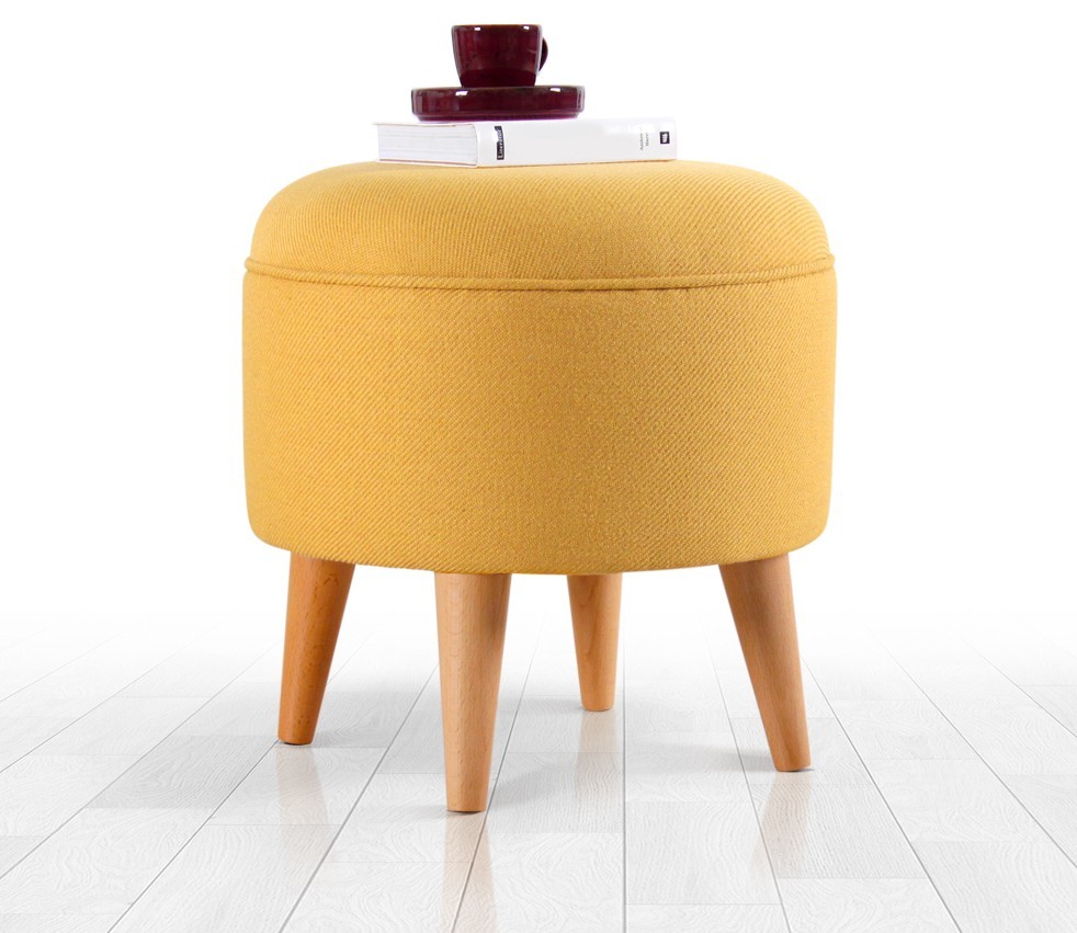 Столче за софа Atelier del 40x42 см, жолто