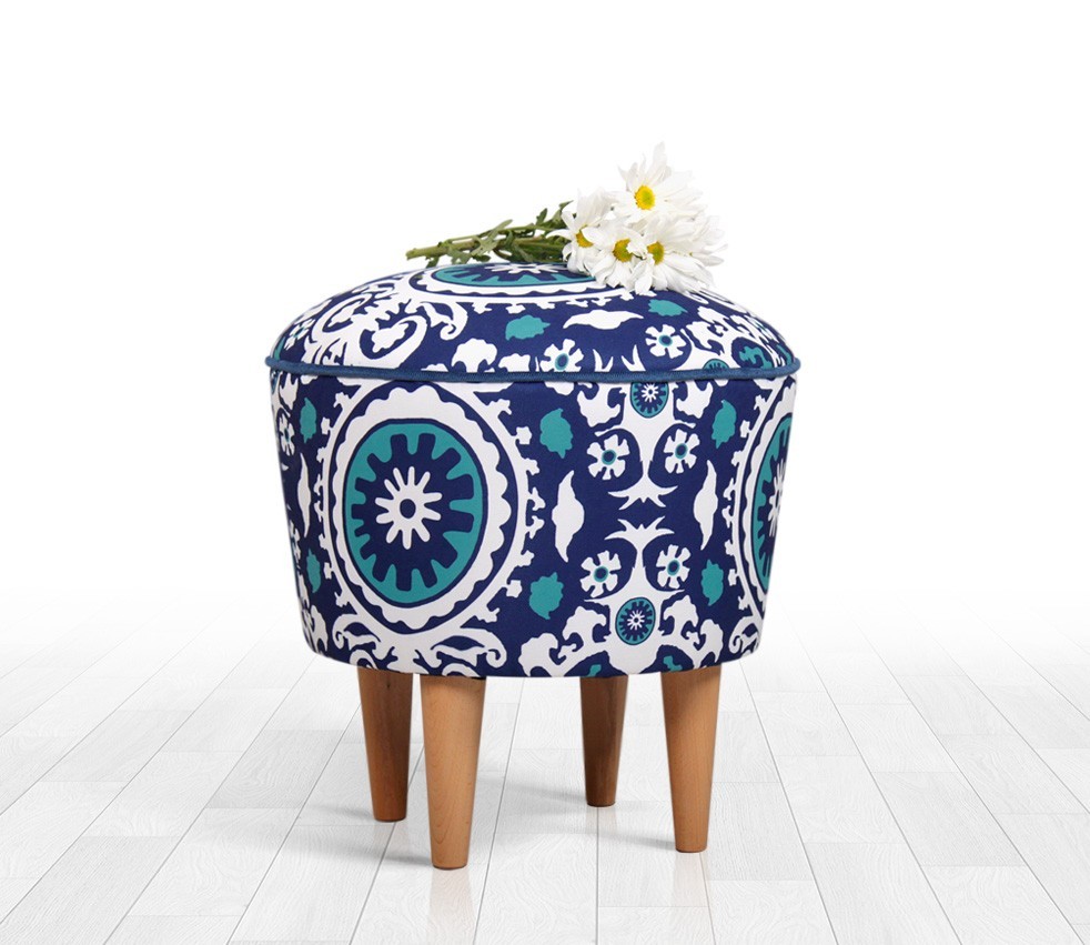 Столици Atelier del Sofa сино-бели