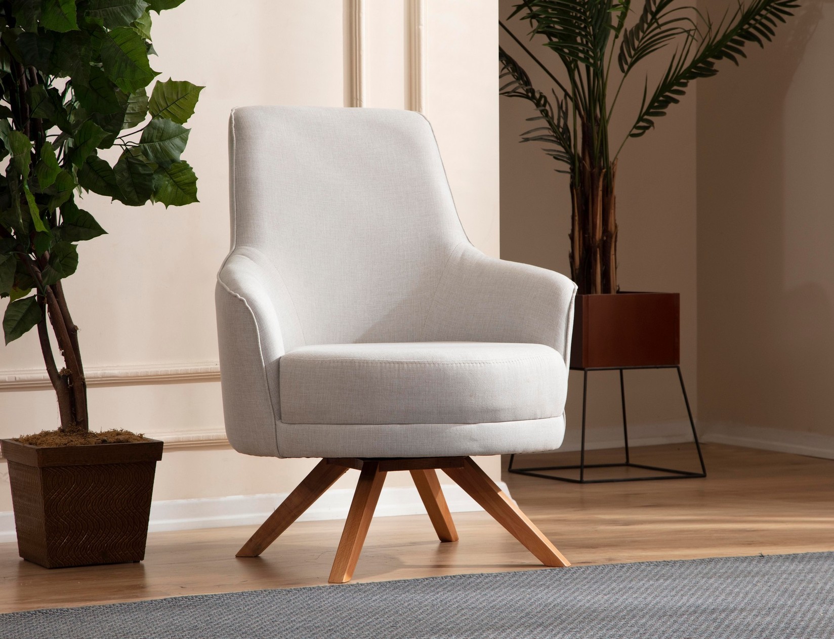 Фотелја Atelier del Sofa Capri 87x102x72cm Крем