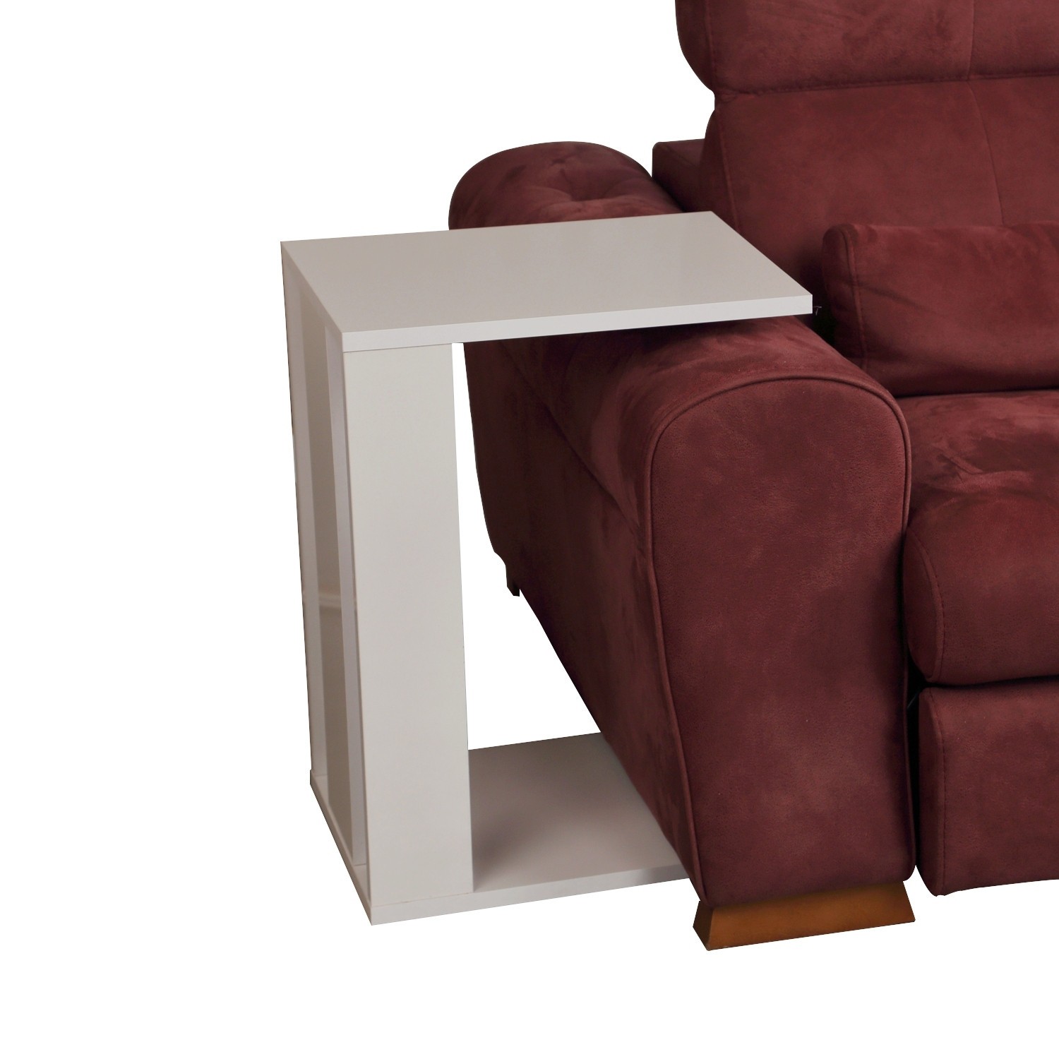 Клуб маса Hanah Home 35x61x45 см бела