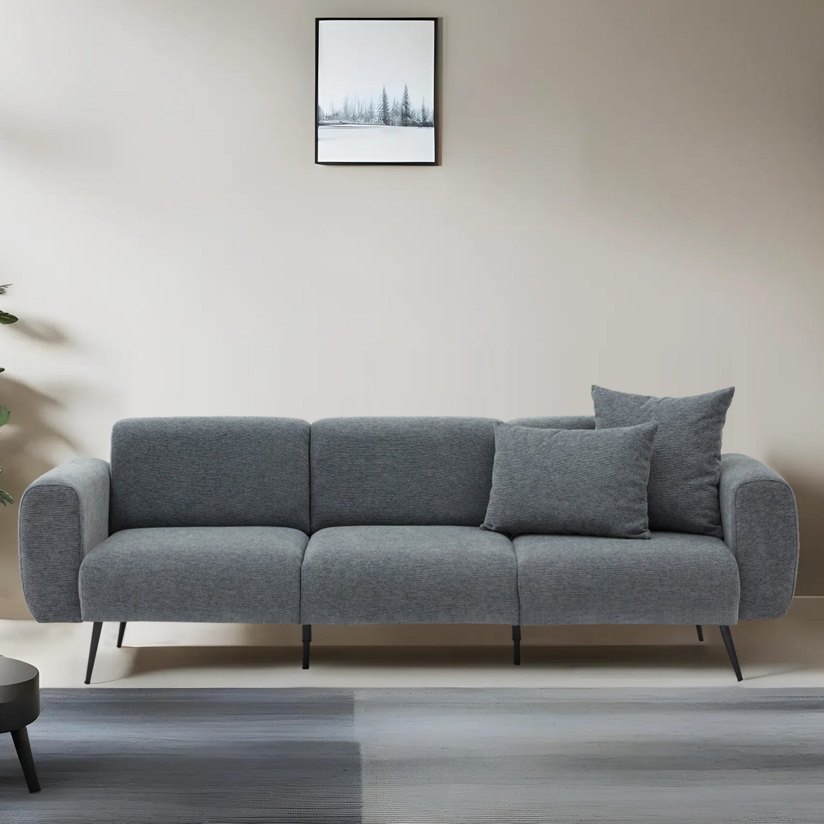 Atelier del Sofa Trosed Side 235x77x82cm Антрацит