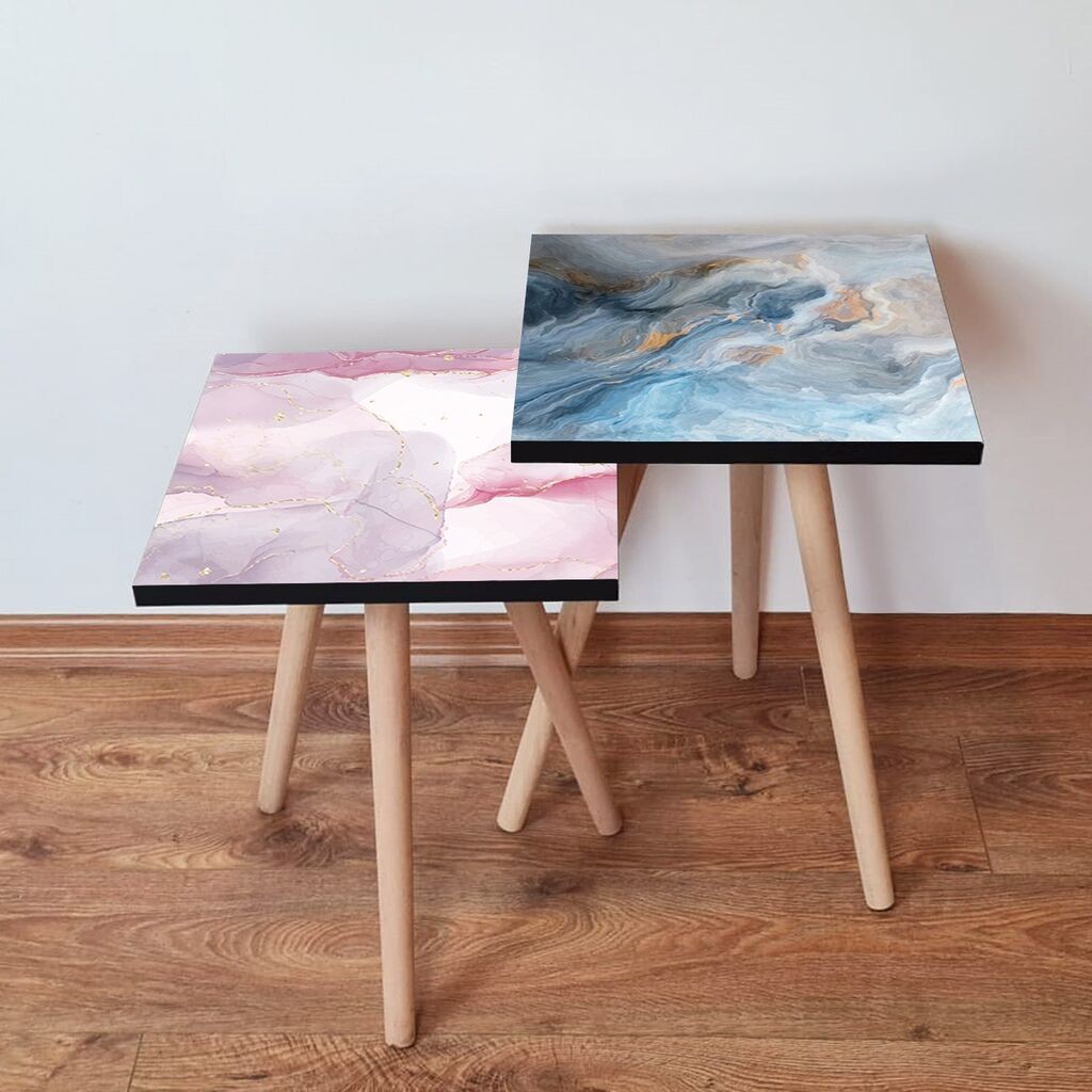 Комплет масички за кафе Hanah Home 2Shp251, 2 парчиња, светло розова