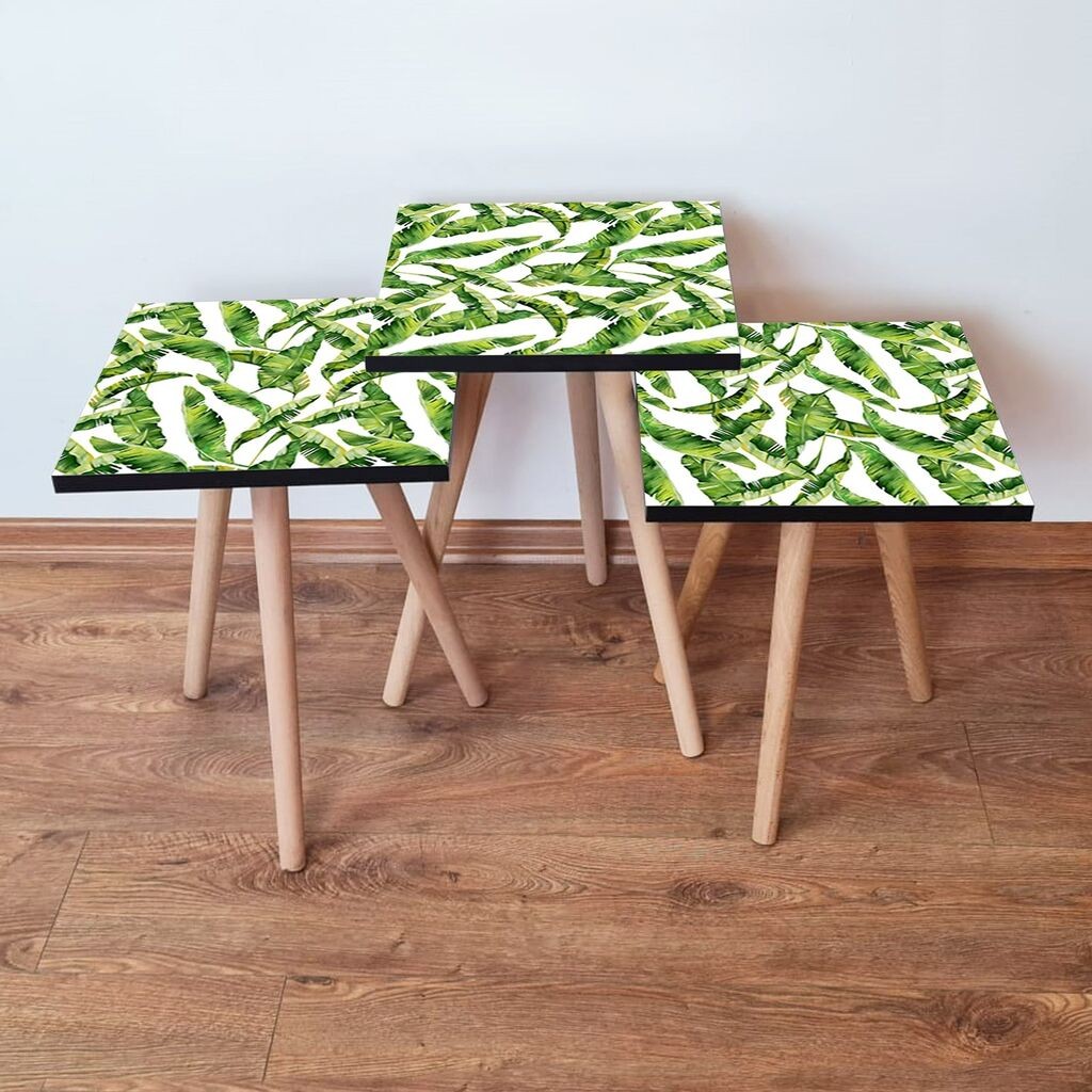 Комплет масички за кафе Hanah Home 3Shp253, 3 парчиња, шарени